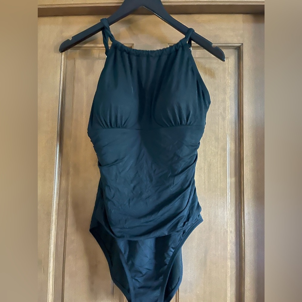 Jantzen  one piece black suit